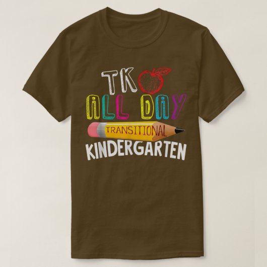 TK全日移行幼稚園に戻る学校 Tシャツ (デザイン正面)