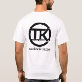 TK -白い Tシャツ (裏面)