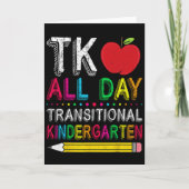 Tk All Day Transition Kindergarten Teacher Student カード (正面)