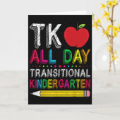 Tk All Day Transition Kindergarten Teacher Student カード (黄色い花)