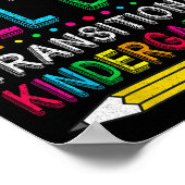 Tk All Day Transition Kindergarten Teacher Student ポスター (角)