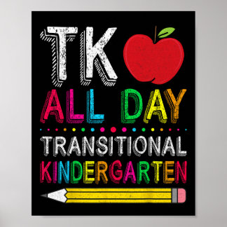 Tk All Day Transition Kindergarten Teacher Student ポスター