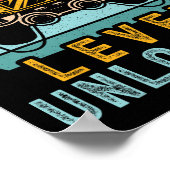 Tk Level Unlocked Video Game Ck To School Boy Tk K ポスター (角)