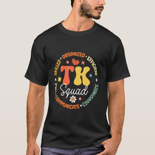 TK Squad 就学前準備級 バックトゥスクール Tシャツ (正面)