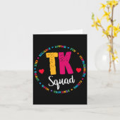 Tk Squad Tee – 移行幼稚園先生T カード (黄色い花)