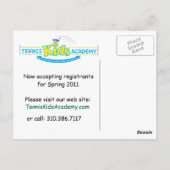 TKA_感謝していは私たちにサービスを提供するreminder ポストカード (裏面)