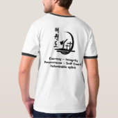 TKDのワイシャツ Tシャツ (裏面)