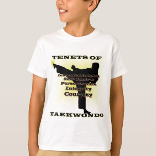 TKDの主義の金ゴールドのハイライト Tシャツ
