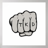 TKDテコンド拳 ポスター (正面)