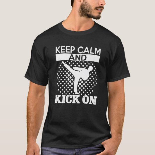 TKD韓国武術アーツテコンドファイター保C Tシャツ (正面)