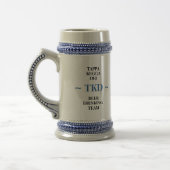 TKD BEER TEAM STEIN （セラミック） ビールジョッキ (左)