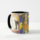 TKWのロゴのストリップのマグ マグカップ (正面左)