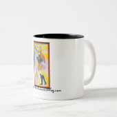 TKWの元のロゴのマグ ツートーンマグカップ (正面右)