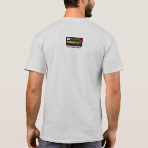 Tlamachtijketlライセンスプレートシャツ(カスタマイズ可能) Tシャツ