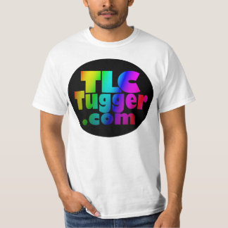 TLC タガー ロゴ - 黒い楕円形の虹 Tシャツ
