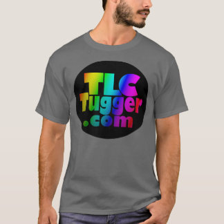 TLC Tuggerのロゴ-黒い楕円形の虹 Tシャツ