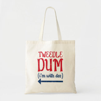 Tle Dum With Dee ハロウィンマッチングコスチューム メンズ トートバッグ