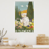 Tlemcen Vintage Travel Poster ポスター (キッチン)