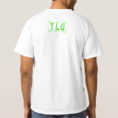 TLGの緑のTシャツ Tシャツ (裏面)