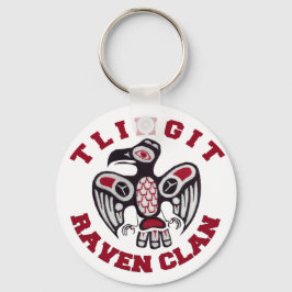 Tlingit Raven Clanキーチェーン キーホルダー
