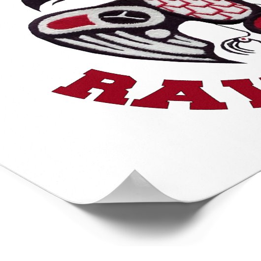 Tlingit Raven Clanポスター ポスター (角)