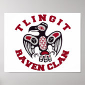 Tlingit Raven Clanポスター ポスター (正面)