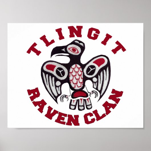 Tlingit Raven Clanポスター ポスター (正面)