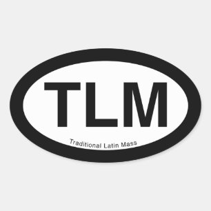 TLMステッカー(ラ伝統的テンマス) 楕円形シール