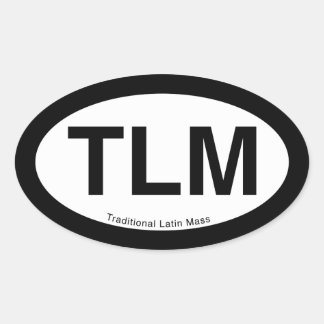 TLMステッカー(ラ伝統的テンマス) 楕円形シール