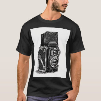 TLR camera t-shirt Tシャツ