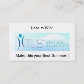 TLSのコーチおよびディストリビューターの名刺 名刺 (正面)