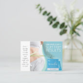 TLSのトリムの茶名刺 名刺 (スタンド正面)