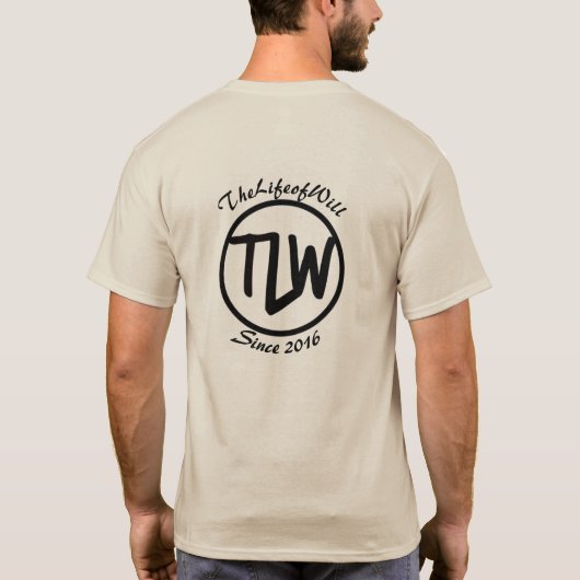 TLWロゴとTye Dye Tシャツ (裏面)