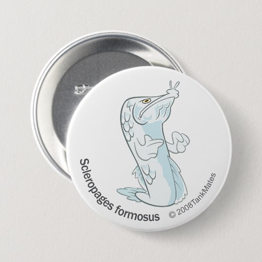 TM03 Scleropages formosus 缶バッジ (正面&裏面)