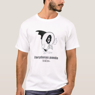 TM07 Corydorasパンダ Tシャツ