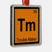 Tm - Trouble Maker Chemistryの定期表記 メタルオーナメント (右)