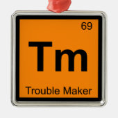 Tm - Trouble Maker Chemistryの定期表記 メタルオーナメント (正面)