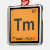 Tm - Trouble Maker Chemistryの定期表記 メタルオーナメント (左)