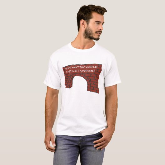 TMBG - I don't want the world Tシャツ (正面フル)