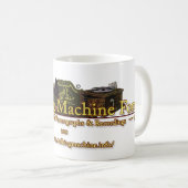 TMFのロゴのマグ コーヒーマグカップ (正面右)