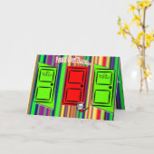 TMHコレクションカラフル – パソバーホーリーデイカード カード (黄色い花)