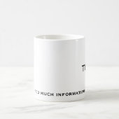TMI、(たくさんの情報)、TMI コーヒーマグカップ (中央)