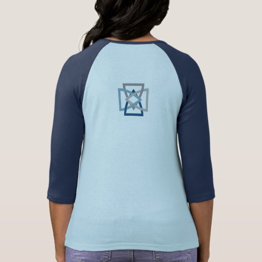 TMPの女性のRaglan Tシャツ (裏面)