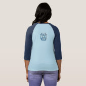 TMPの女性のRaglan Tシャツ (裏面フル)