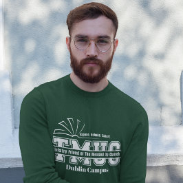 TMUCの友 Men's Green オリジナルキャンパス スウェットシャツ