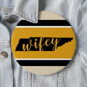 TNの州警察官のWifeyボタンの車色 缶バッジ (インサイチュ)