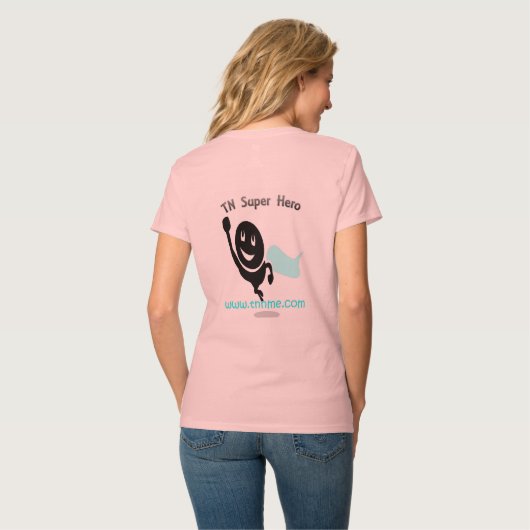 TNの英雄のワイシャツ Tシャツ (裏面フル)