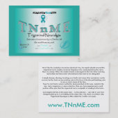 TNの認識度カード ロイヤリティカード (正面/裏面)