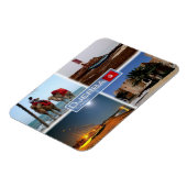 TNチュニジア – ジャルバ –  マグネット (左側)