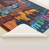 TN,メンフィス | ビール通りネオン シェルパブランケット (3/4)